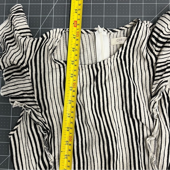 Christy Dawn Quinn Black and White Striped Maxi Dress - Picture 6 of 10